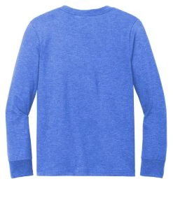 District Youth Perfect Tri Long Sleeve Tee DT132Y -Bulkthreads store 166150712