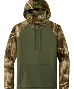 Russell Outdoors Realtree Performance Colorblock Pullover Hoodie RU451 -Bulkthreads store 167481638