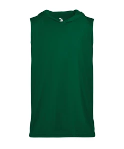 Badger 2108 Youth B-Core Sleeveless Hooded Tee -Bulkthreads store 2108 fs f