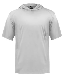 Badger Youth B-Core Short-Sleeve Hooded Tee 51 Badger Youth B-Core Short-Sleeve Hooded Tee -Bulkthreads store 212300 youth bcore hood tee wh