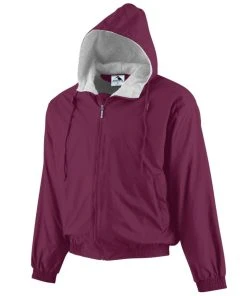 Augusta Sportswear Augusta Men's Hooded Taffeta Jacket/Fleece Lined -Bulkthreads store 37132487