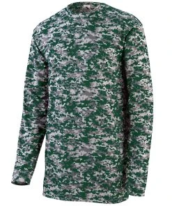 Augusta Youth Digi Camo Wicking Long Sleeve T-Shirt