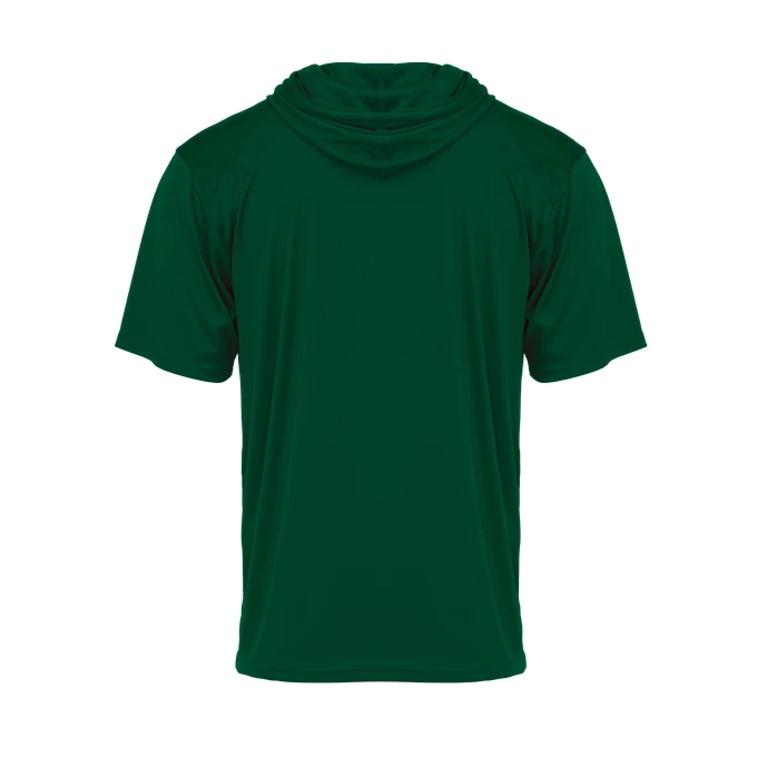 Badger Youth B-Core Short-Sleeve Hooded Tee 6 Badger Youth B-Core Short-Sleeve Hooded Tee - Image 6