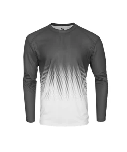 Badger Youth Hex 2.0 Long-Sleeve Tee -Bulkthreads store 422400 hex2 mens longsleeve gr 9fd99b09 a915 40f1 9683 adfb76bceb3e