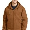 CornerStone Men's Duck Cloth Hooded Work Jacket. J763H