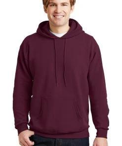 Hanes Men's EcoSmart - Pullover Hooded Sweatshirt.