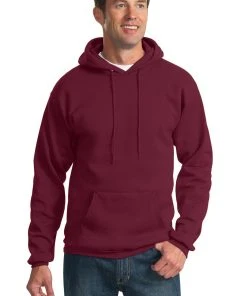 Port & Company - Men's Essential Fleece Pullover Hooded Sweatshirt -Bulkthreads store 53259338