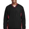 Sport-Tek Tipped V-Neck Raglan Wind Shirt 2 Of 2
