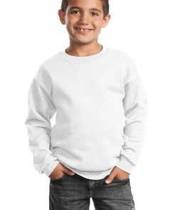 Port & Company Youth Core Fleece Crewneck Sweatshirt PC90Y