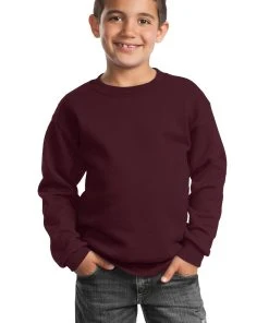 Port & Company Youth Core Fleece Crewneck Sweatshirt PC90Y -Bulkthreads store 53261546