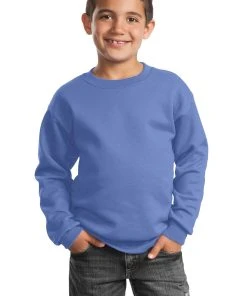 Port & Company Youth Core Fleece Crewneck Sweatshirt PC90Y -Bulkthreads store 53261547