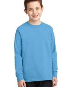 Port & Company Youth Long Sleeve Core Cotton Tee PC54YLS