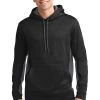 Sport-Tek Men's Sport-Wick Fleece Colorblock Hooded Pullover