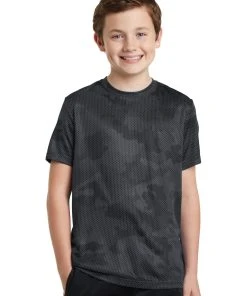 Sport-Tek Youth CamoHex Tee YST370