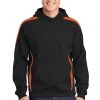 Sport-Tek Men's Sleeve Stripe Pullover Hooded Sweatshirt