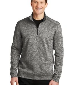 Sport-Tek Men's PosiCharge Electric Heather Fleece 1/4-Zip Pullover