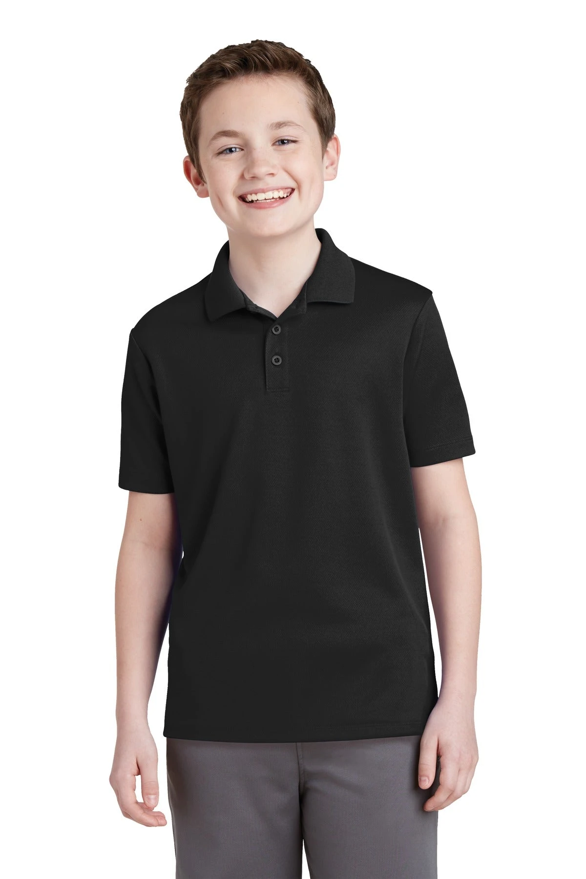 Sport-Tek Youth PosiCharge RacerMesh Polo YST640 1 Sport-Tek Youth PosiCharge RacerMesh Polo YST640