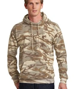 Port & Company - Men's Core Fleece Camo Pullover Hooded Sweatshirt
