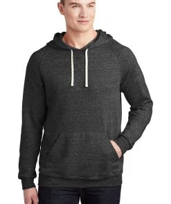 JERZEES Men's Snow Heather French Terry Raglan Hoodie 90M