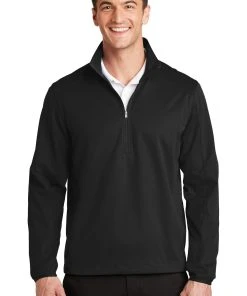 Port Authority Men's Active 1/2-Zip Soft Shell Jacket. J716