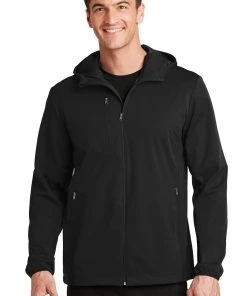 Port Authority Men's Active Hooded Soft Shell Jacket. J719