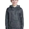 Sport-Tek Youth Sport-Wick CamoHex Fleece Hooded Pullover YST240