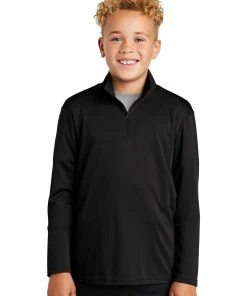 Sport-Tek Youth PosiCharge Competitor 1/4-Zip Pullover YST357