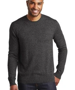 Port Authority Men's Marled Crew Sweater. SW417