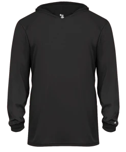 Badger Youth B-Core Long-Sleeve Hooded Tee -Bulkthreads store 65114178.