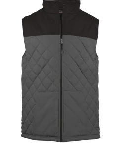 Badger Men's Colorblock Quilted Vest