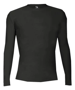 Badger 2605 Youth Pro-Compression Long-Sleeve Crew Shirt