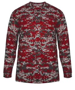 Badger Youth Digital Long-Sleeve Tee -Bulkthreads store 65115340.