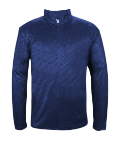 Badger Men's Line Embossed 1/4 Zip -Bulkthreads store 65115380.