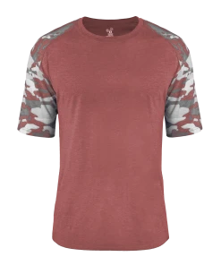 Badger Youth Vintage Camo Sport Tri-Blend Tee -Bulkthreads store 65116257.