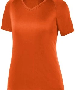 Augusta Girls Attain Wicking Raglan Sleeve Tee