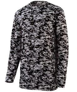 Augusta Youth Digi Camo Wicking Long Sleeve T-Shirt -Bulkthreads store 66019230