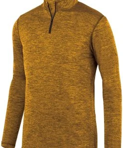 Augusta Men's Intensify Black Heather 1/4 Zip Pullover -Bulkthreads store 66029159 scaled
