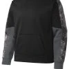 Sport-Tek Youth Sport-Wick Mineral Freeze Fleece Colorblock Hooded Pullover YST231