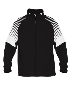 Badger Men's Lineup OuterCore Jacket -Bulkthreads store 772000 bk bkln f