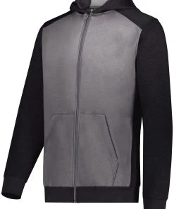 Augusta Youth Three-Season Fleece Full Zip Hoodie