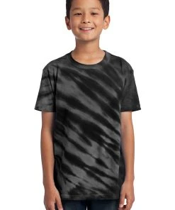 Port & Company - Youth Tiger Stripe Tie-Dye Tee PC148Y