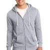 District - Young Mens Core Fleece Full-Zip Hoodie DT190