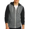 Alternative Apparel Alternative Colorblock Rocky Eco-Fleece Zip Hoodie. AA32023