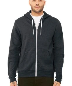 BELLA + CANVAS Unisex Sponge Fleece Full-Zip Hoodie -Bulkthreads store 79610310 d47af3f1 fad2 407e 9a5b a6ec897f0dfb