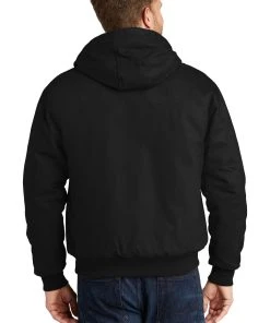 CornerStone Men's Tall Duck Cloth Hooded Work Jacket. TLJ763H -Bulkthreads store 84136432