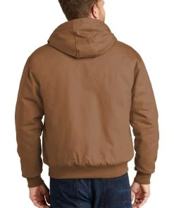 CornerStone Men's Tall Duck Cloth Hooded Work Jacket. TLJ763H -Bulkthreads store 84136435