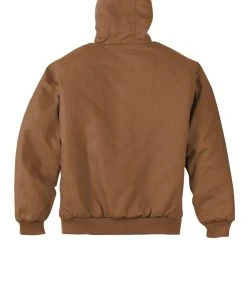 CornerStone Men's Tall Duck Cloth Hooded Work Jacket. TLJ763H -Bulkthreads store 84136436