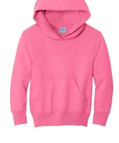 Port & Company Youth Core Fleece Pullover Hooded Sweatshirt. PC90YH 1of2 -Bulkthreads store 84975732
