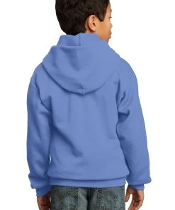 Port & Company Youth Core Fleece Pullover Hooded Sweatshirt. PC90YH 1of2 -Bulkthreads store 84976065