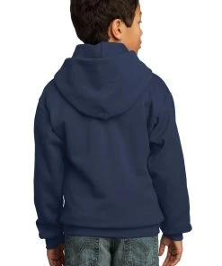Port & Company Youth Core Fleece Pullover Hooded Sweatshirt -Bulkthreads store 84976416